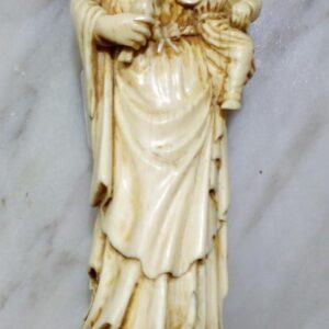 Virgen Maria con Niño dios en marfil