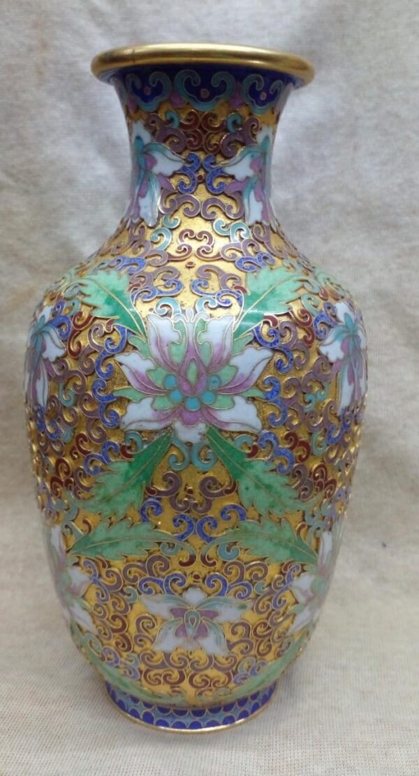 Jarrón Cloisonne