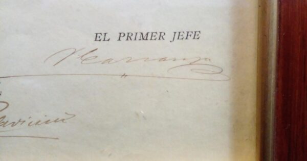 Documento Venustiano Carranza - Image 3